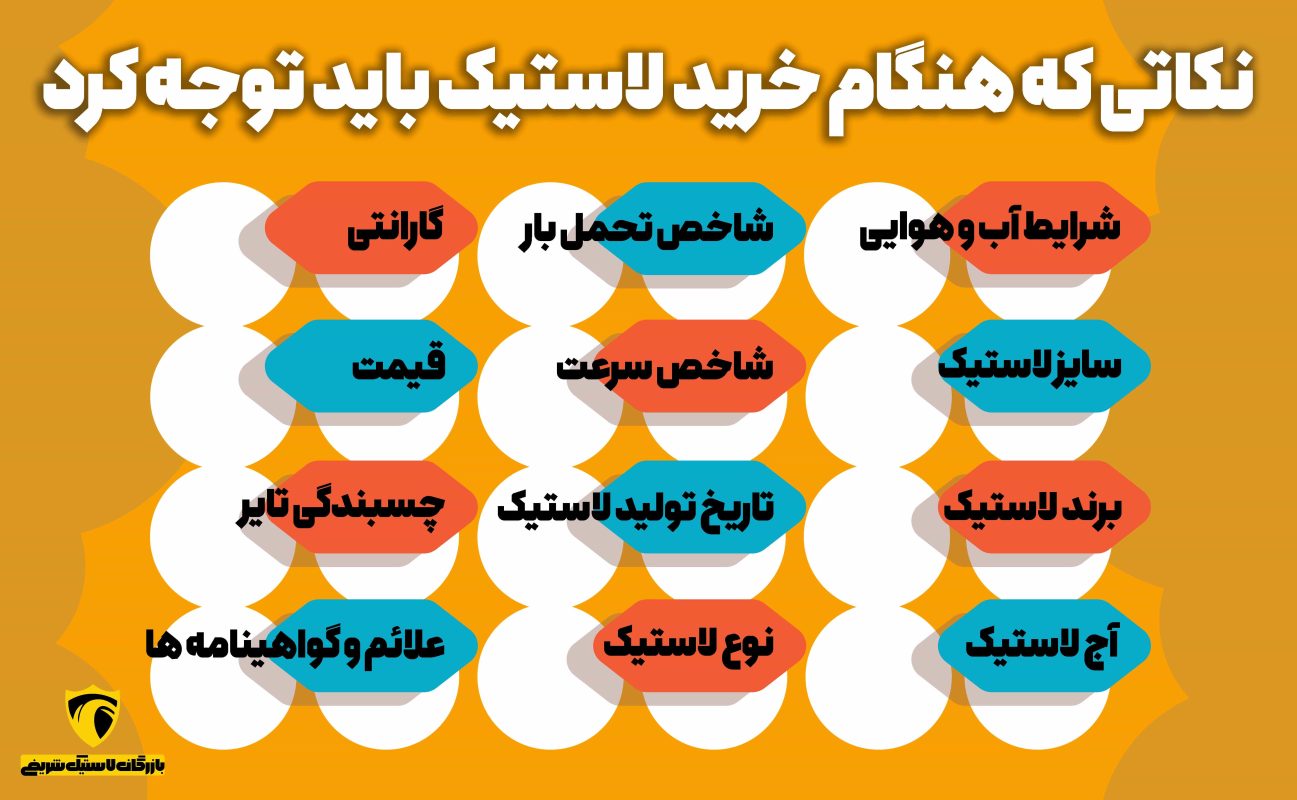 نکاتی که هنگام خرید لاستیک باید توجه کرد