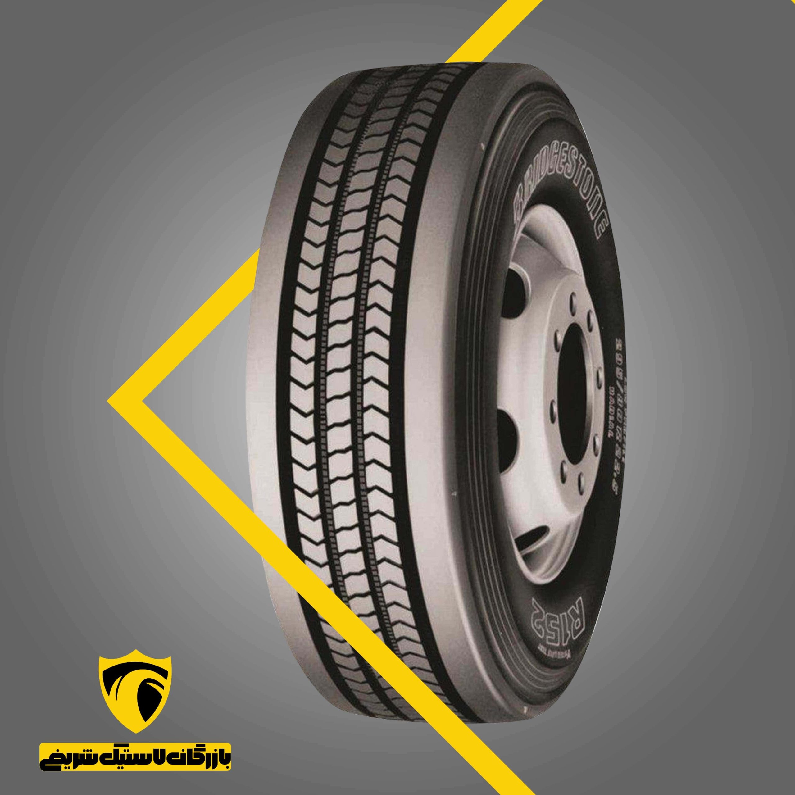 BRIDGESTONE-R152-315.80R22.5 لاستیک بریجستونR152سایز315/80R22.5سال2024ژاپن