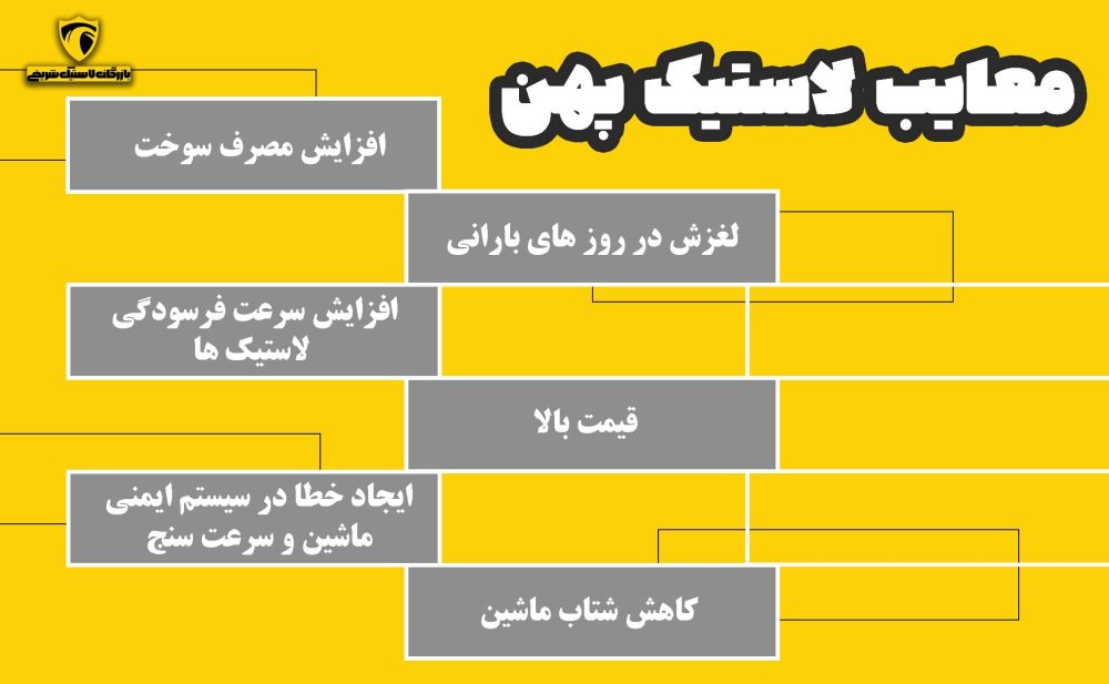 معایب لاستیک پهن