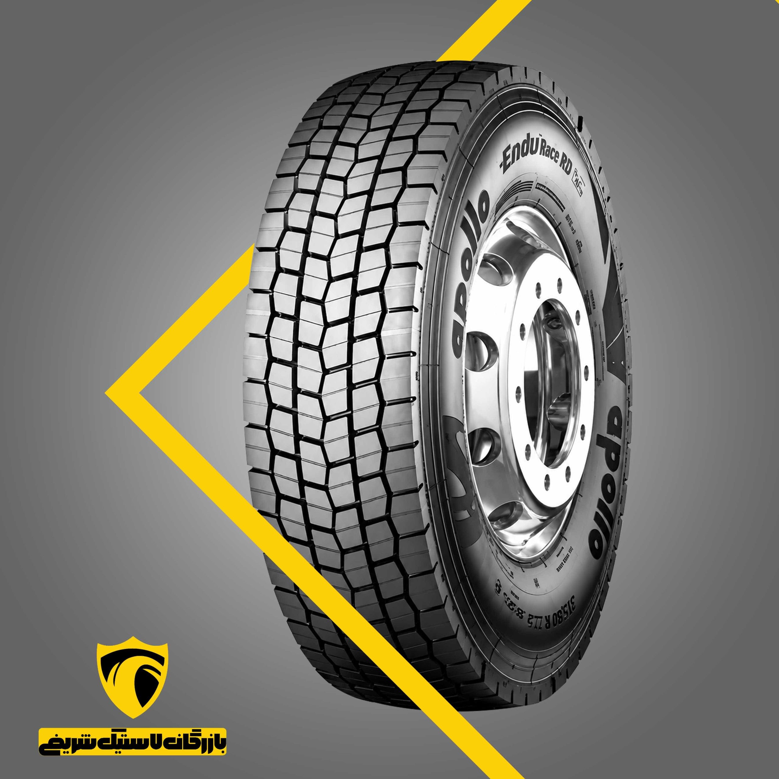 APOLLO-ENDURACE-RD-315.80R22.5 لاستیک آپولوENDURACERDسایز315/80R22.5سال2025هند